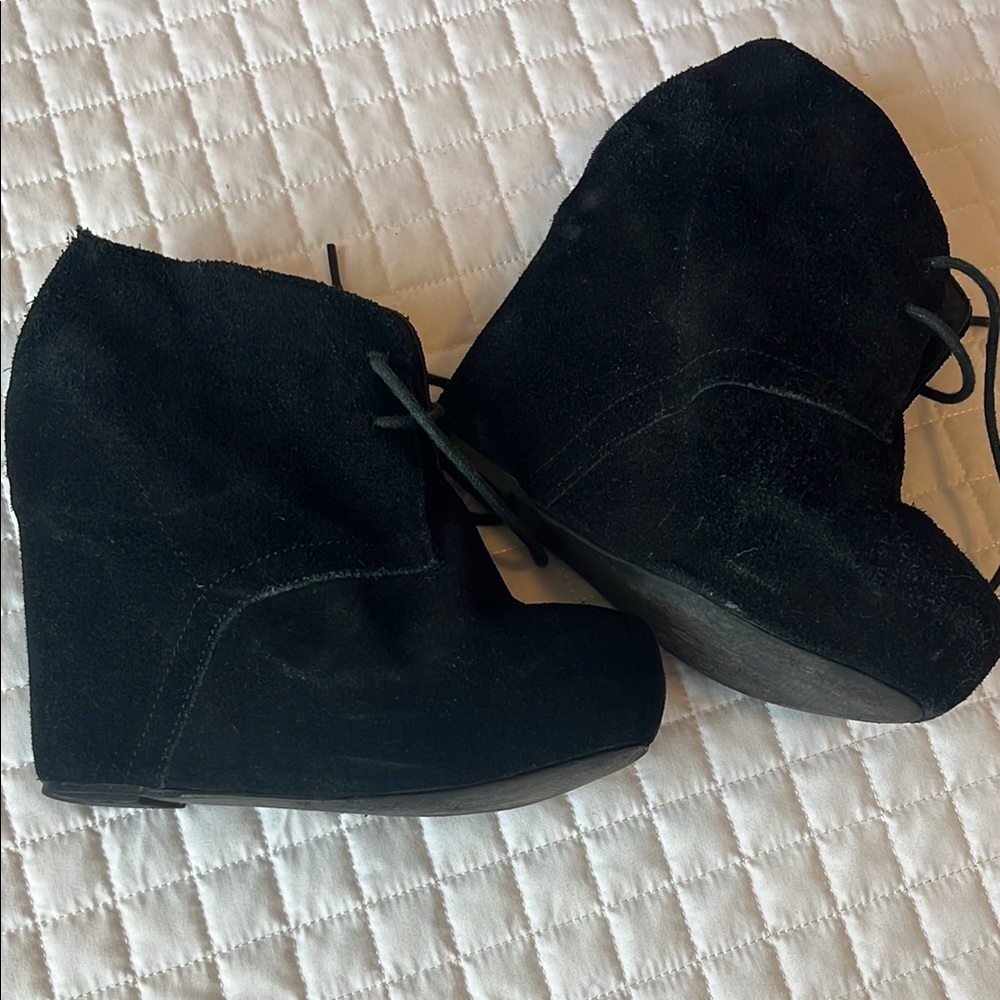 Steve Madden Annnie Wedge Ankle Boots